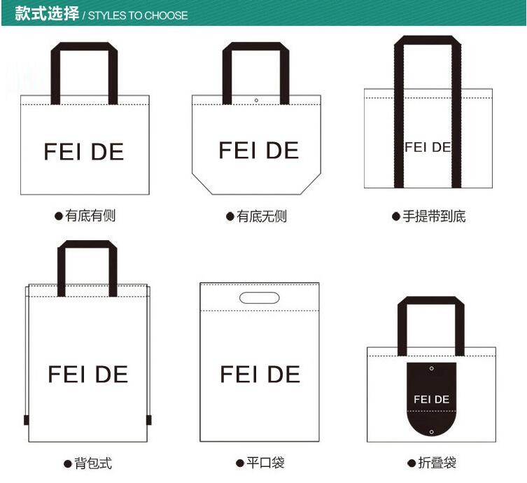 non woven /pp woven bag non woven polypropylene bag non woven bag with zipper promtional non woven bag