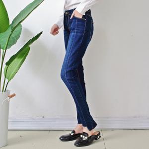 China Super skinny fit Unique bottom women denim jeans on sale
