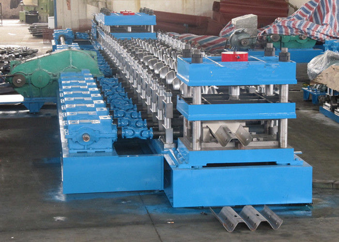 CE Highway Guardrail Roll Forming Machine 10T Leveling Punching