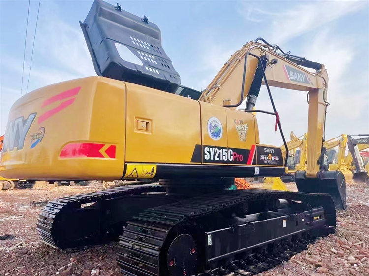 Original 21 Ton Crawler Chain Sany SY215 Used Excavator with 0.93m3 Bucket Capacity