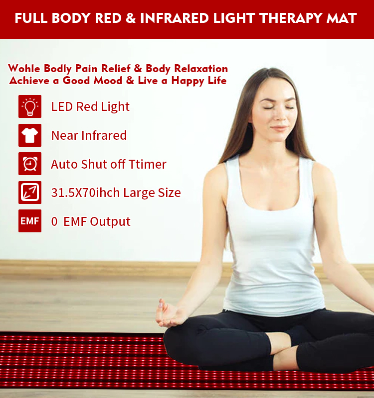 ODM Led Red Light Therapy Product Body Mat Blanket For Targeted Pain Relief