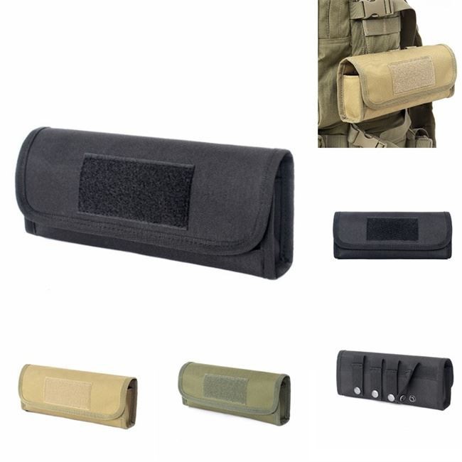 Outdoor Tactical Waist Bag, Tactical Drop Pouch with Hook and Loop for JPC CPC AVS Vest Utility Tool Pouch Fanny Pack