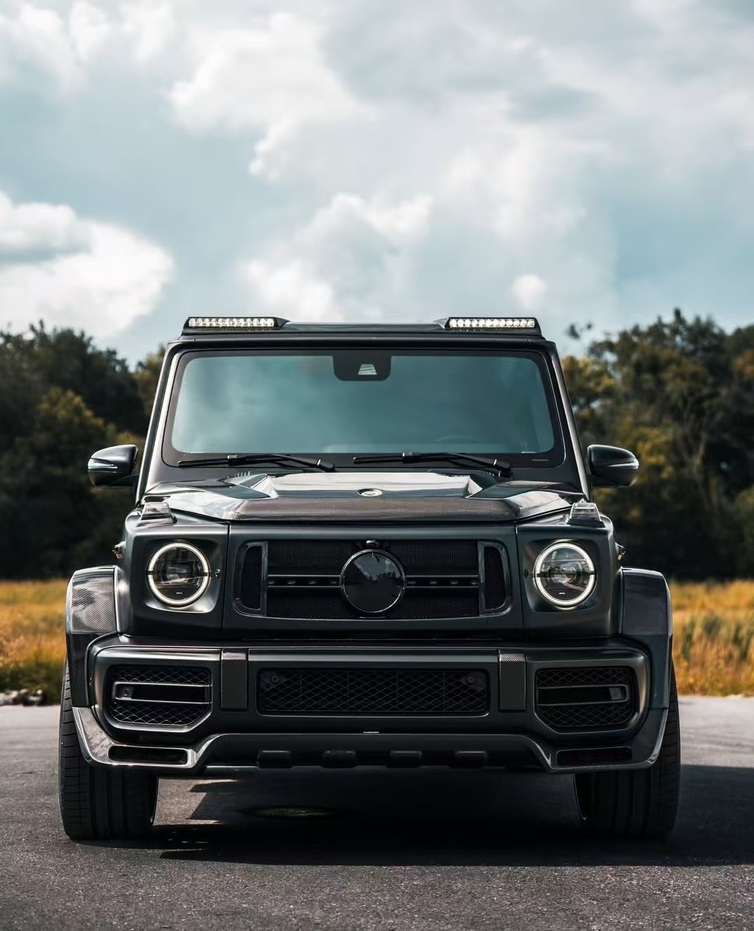 G500 G63 Mercedes Sprinter Body Kit VOS Style Diy Front Lip Spoiler Wheel Arch