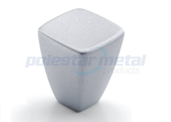 Satin Nickel Zinc Alloy Mushroom Kitchen Cabinet Knobs And Handles 1 1/4" Diameter