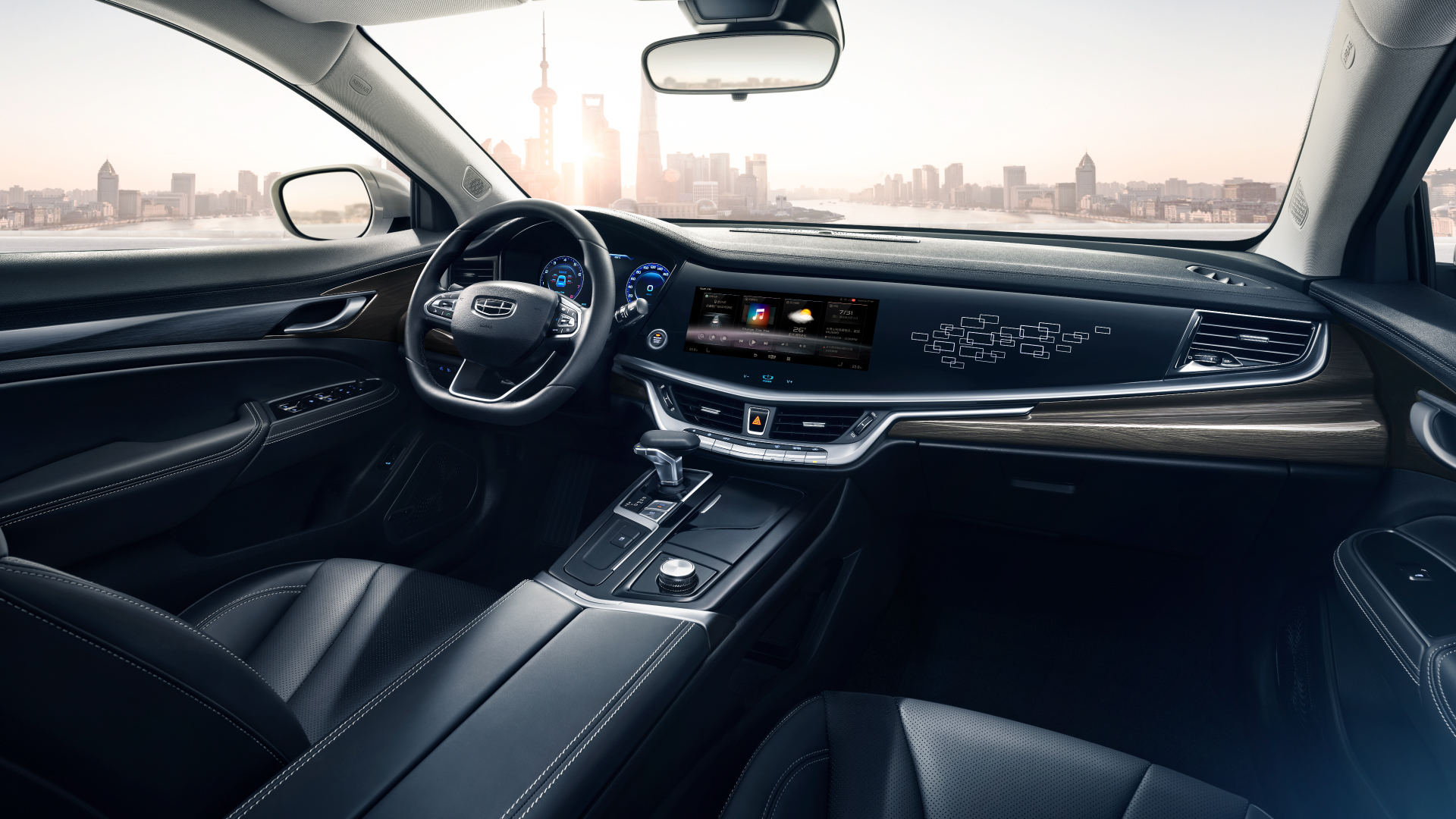 2023 GEELY BORUI Emgrand GT Current Car equipped with 1.8T Engine and Electric Rear Window 50-80L Fuel Tank Capacity