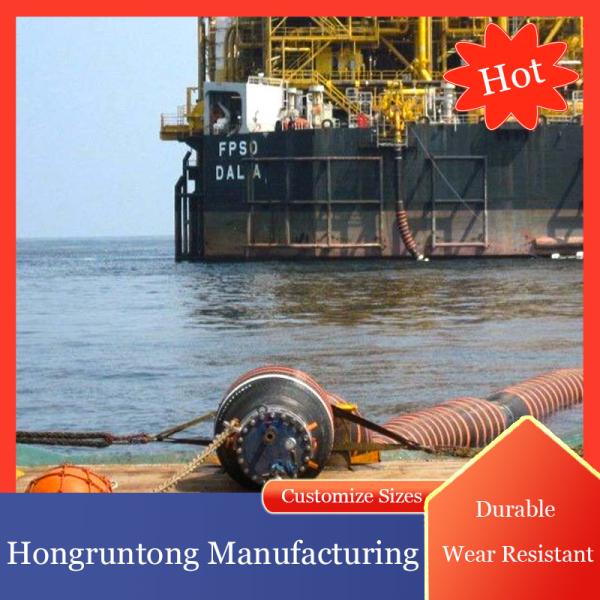 Heavy Duty Self Floating Dredge Hose For Marine Slurry Transport Customized Color
