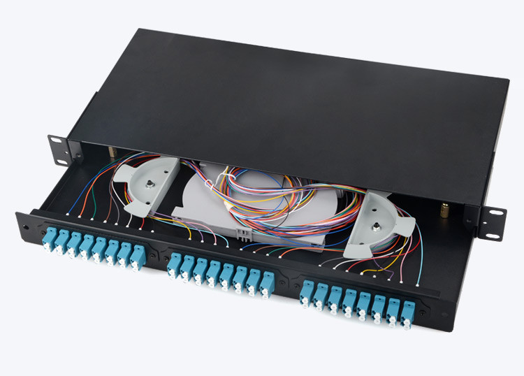 XDK Network 1U Fixed 24 Port Fiber Patch Panel