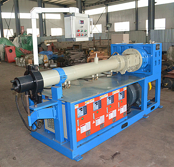Rubber Knitting Hose Production Line / Rubber Hose Forming Extruder