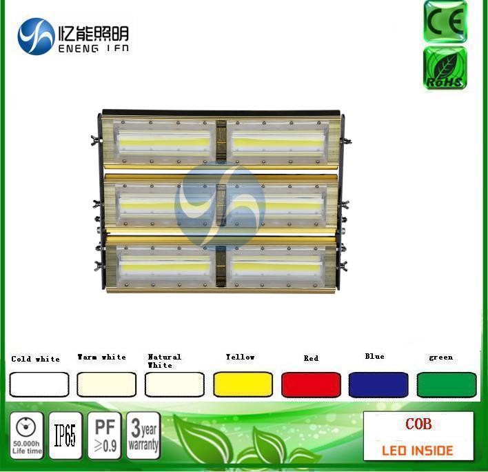 Bridgelux cob 450W led flood light high 450W led high bya light 140LM/W Red green green blue yellow color with AC85-265V