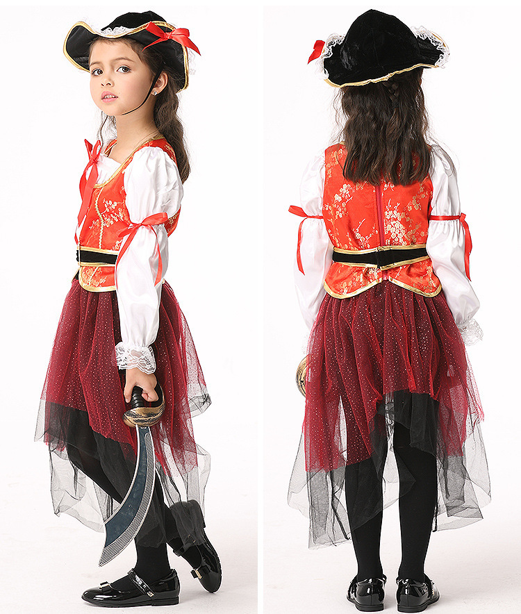 Children Halloween Stage Dancerwear Dress Suit For Performance Dance