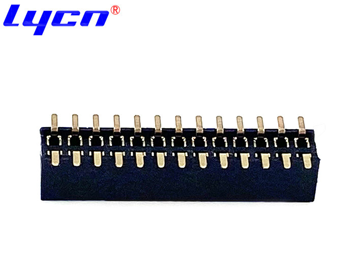 Height 8.5mm Pitch 2.54mm Female Connector Insulator Material PA6T For PCB board