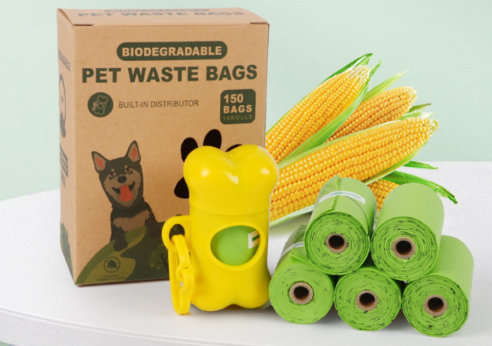 PLA Biodegradable Garbage Bag Fully Biodegradable Pet Waste Garbage Bag 23*33cm