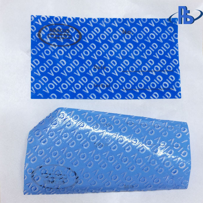 Non Residue Warranty VOID If Removed Stickers For Unopened Medical Products