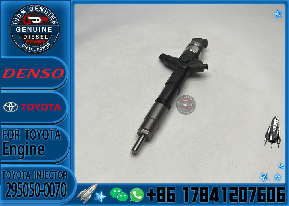 295050-0070 diesel fuel injector nozzle 295050 0070 23670-30380 diesel rail injector 295050 0070 for Toyota