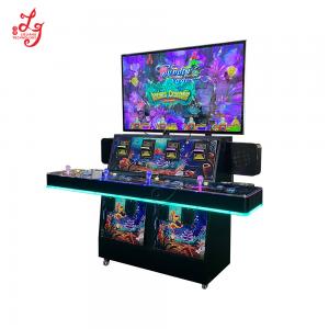 Buy cheap 55 Inch 4 Players Stand Up Fish Tables Cabinet With 55 Inch HD LG Monitor 4 Seats Fish Game Machines product
