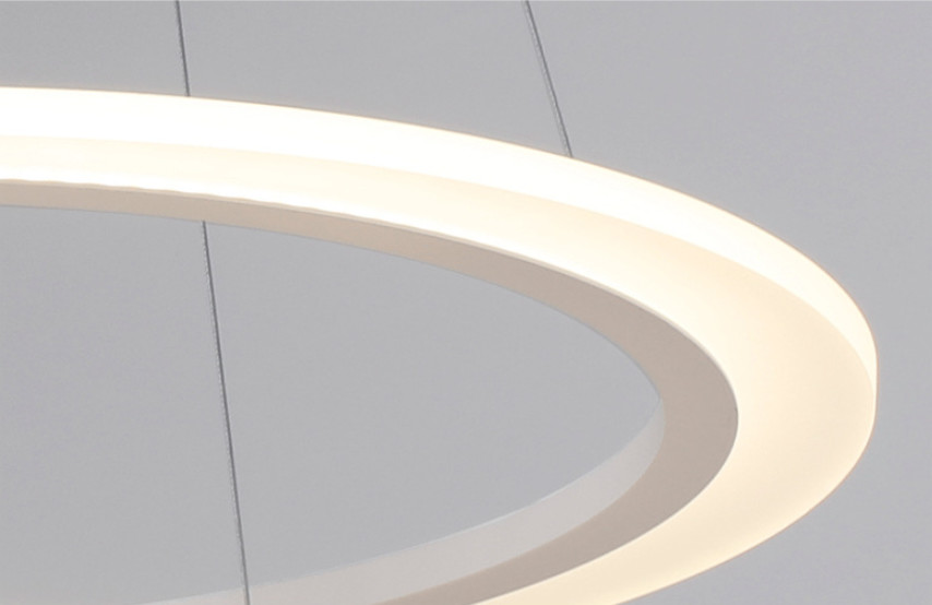 High-Transmittance Lampshade Restaurant Chandelier Anti Fog 2700K To 6500K