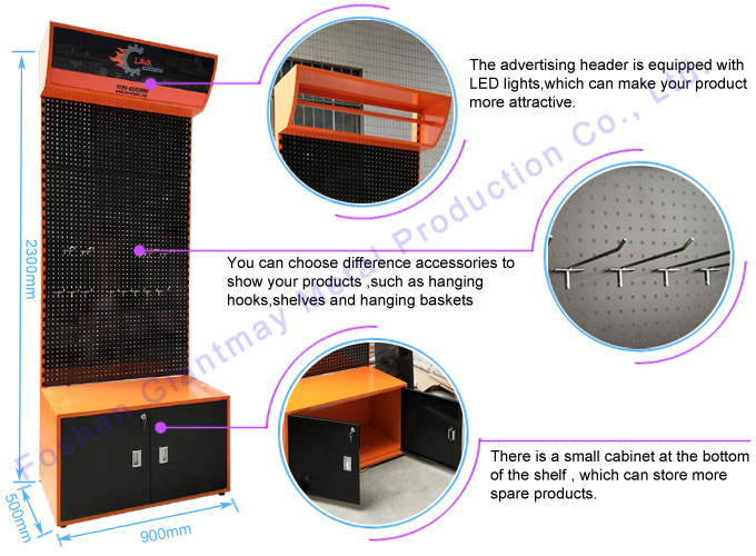 Pegboard Accessories for Display Tool Stand Merchandise Display