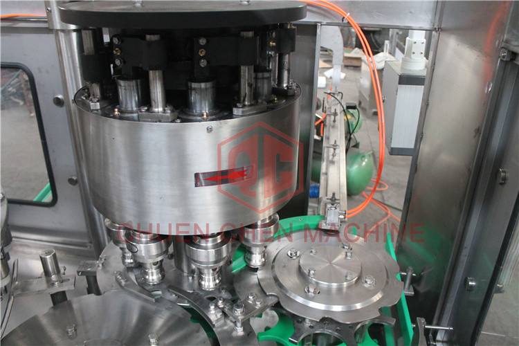 Hot Temperature Juice Filling Capping Labeling Machines With Return System