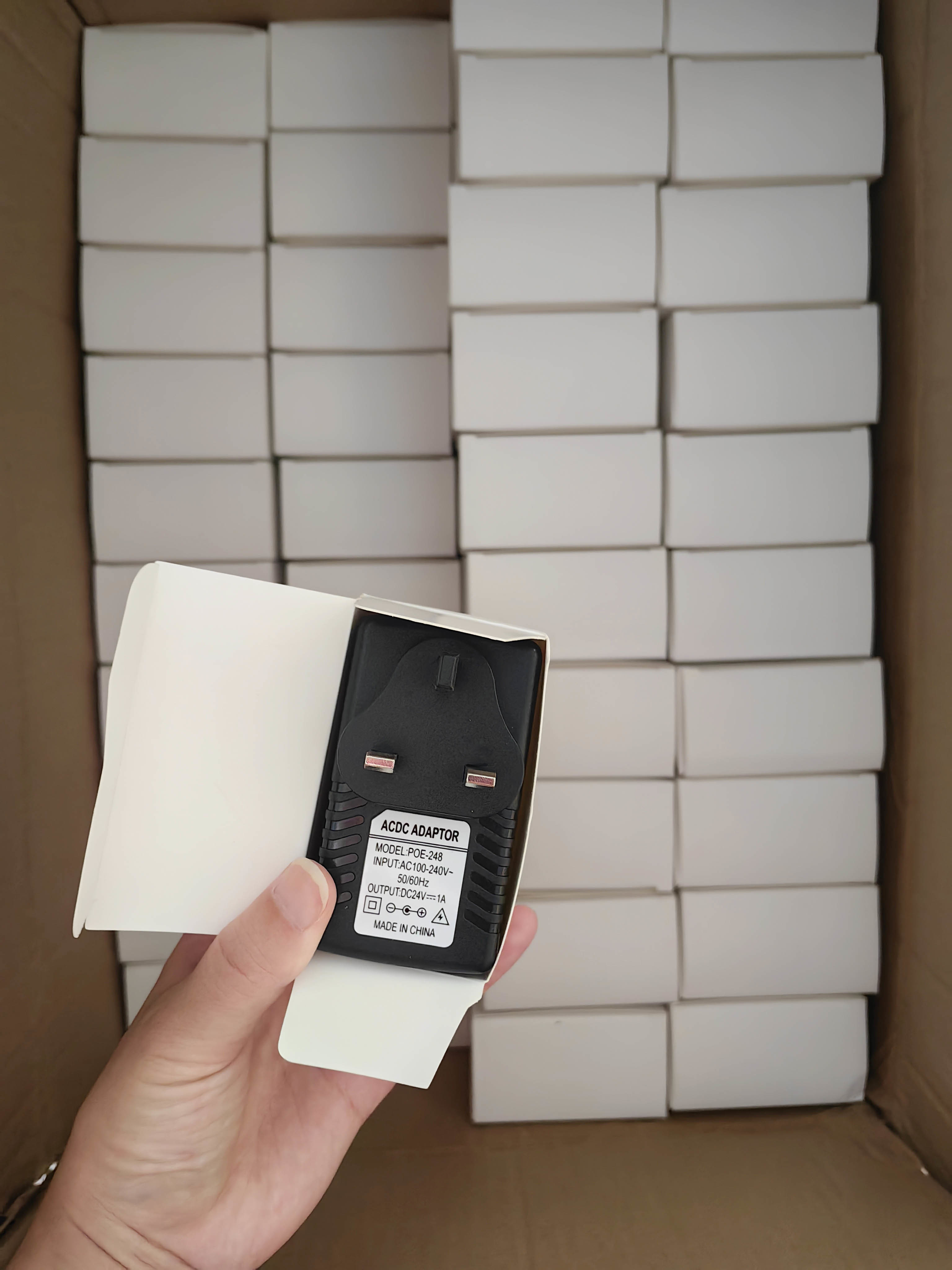 10/100Mbps DC48V/0.5A POE Power adapter US/EU/UK/AU available power for CCTV poe IP Camera using