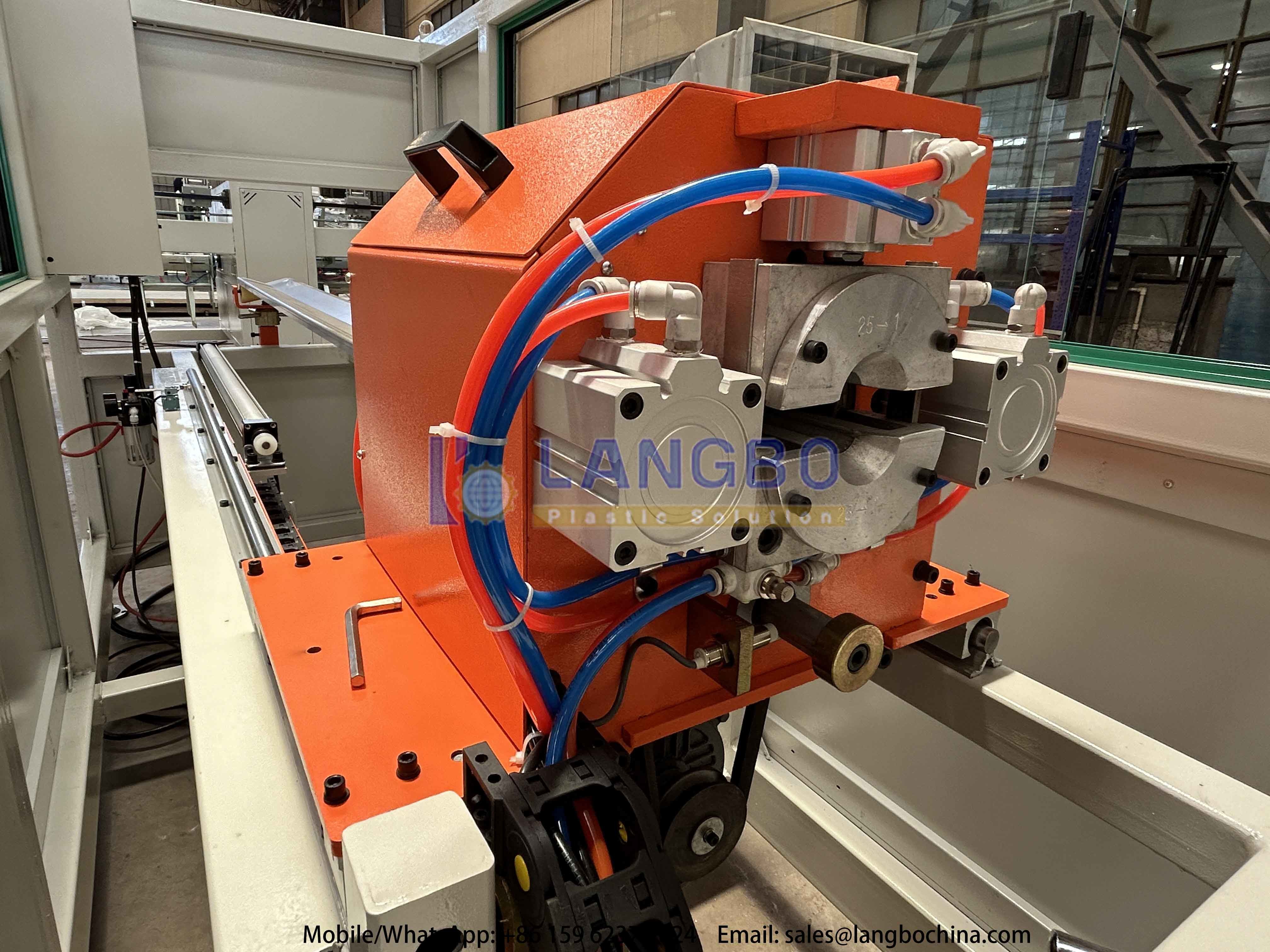 ABB Inverter Used In 16-110mm HDPE Pipe Extrusion Line With 65/33 Extruder