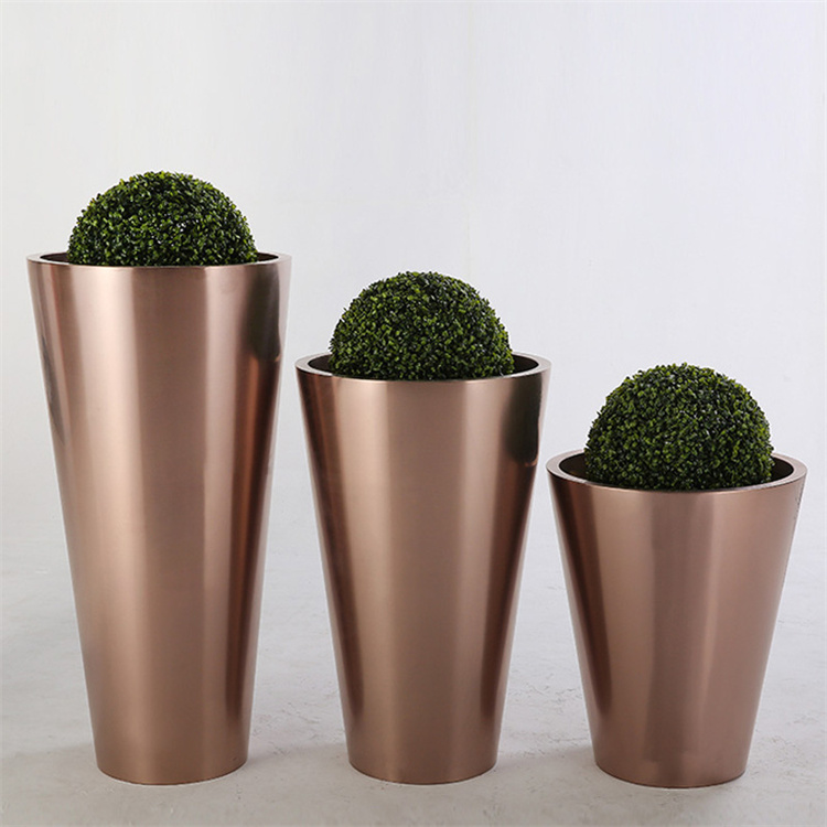 Beautify the space large outdoor tall planters elegant flower pot