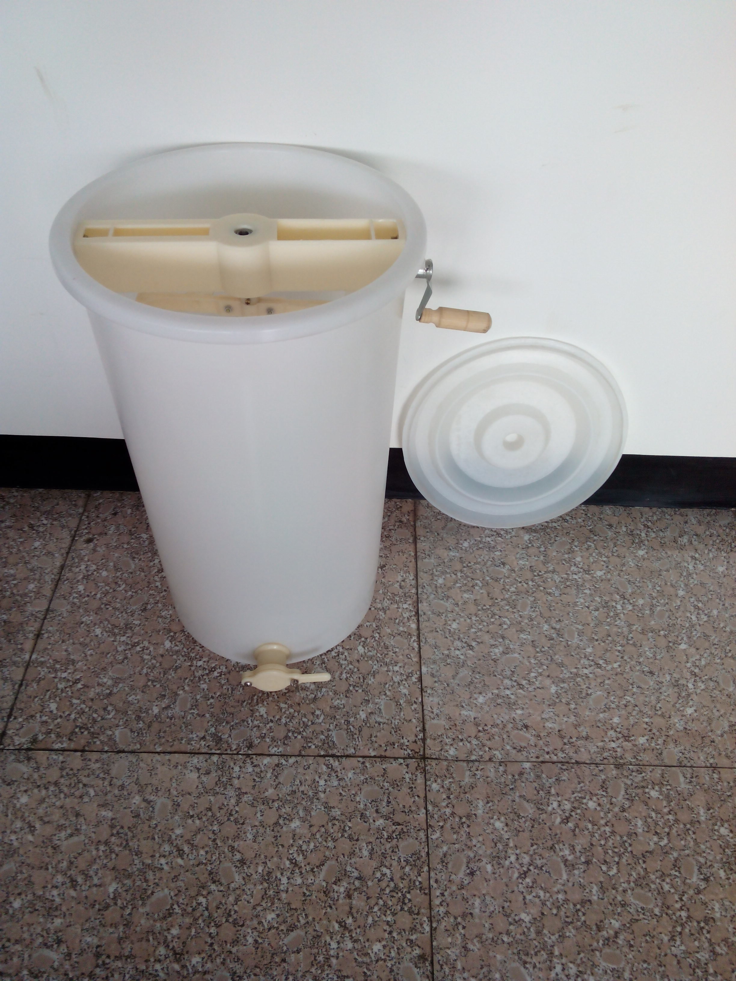 2 frame plastic manual honey processing extraction machine beekeeping honey extractor