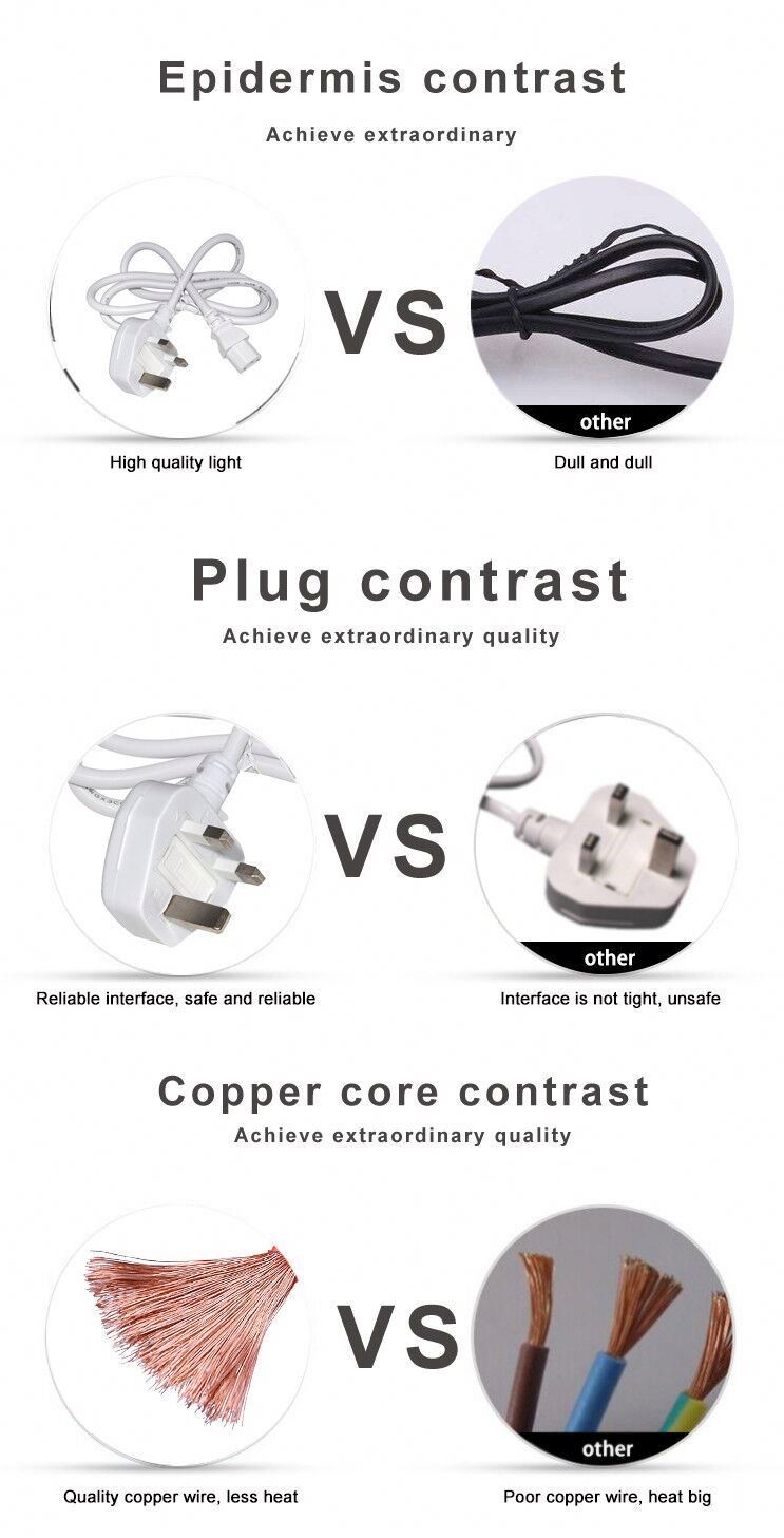BS1363 UK 3 Pin Power Cable , 250v 13a Fused Plug IEC C13 Power Cord