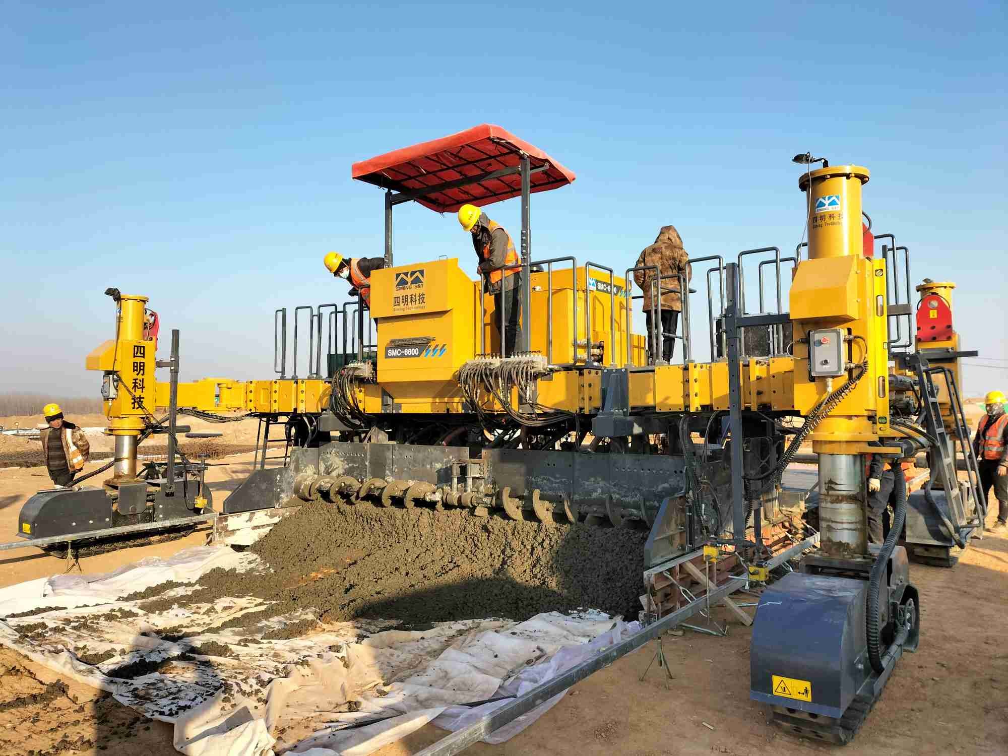 Airports 6 Meter Slipform Paver Machine Slip Form Concrete Machine