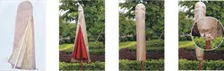 Beach patio garden pool umbrella plastic rain covers protective outdoor parasol umbrella covers---2091RC