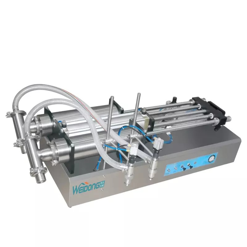 Semi Automatic Paste Cosmetic Liquid Filling Machine For 10-250ML Bottle