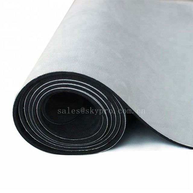 Natural Rubber Circle Exercise Mat / Eco Yoga Mat Hot Colorful Heat Transfer Printed