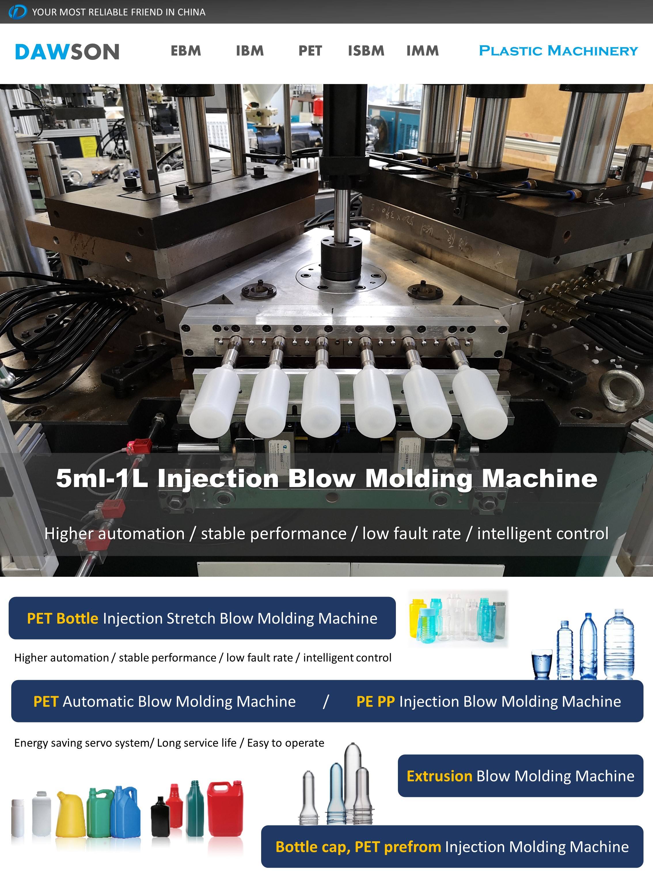 Small Plastic IBM Injection Blow Molding Machine Bottle Making 5ml 10ml 20ml 30ml