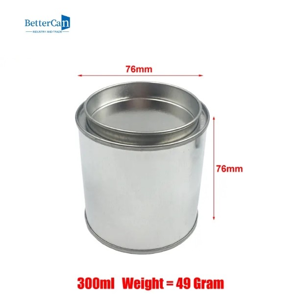 1 Litre Paint Tin Cans Round Empty Quart Cans For Solvent Coating