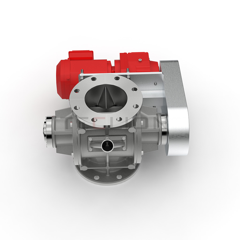 DNN250 304SS Stainless Steel Rotary Valve Airlock Feeder OEM
