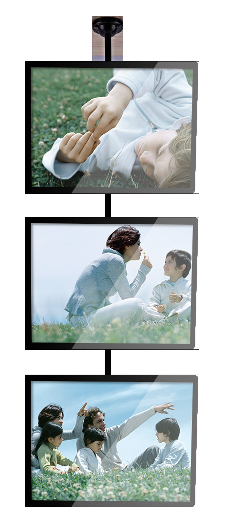 Edgelit Backlit Magnetic Light Box Single Sided Rectangle Shape