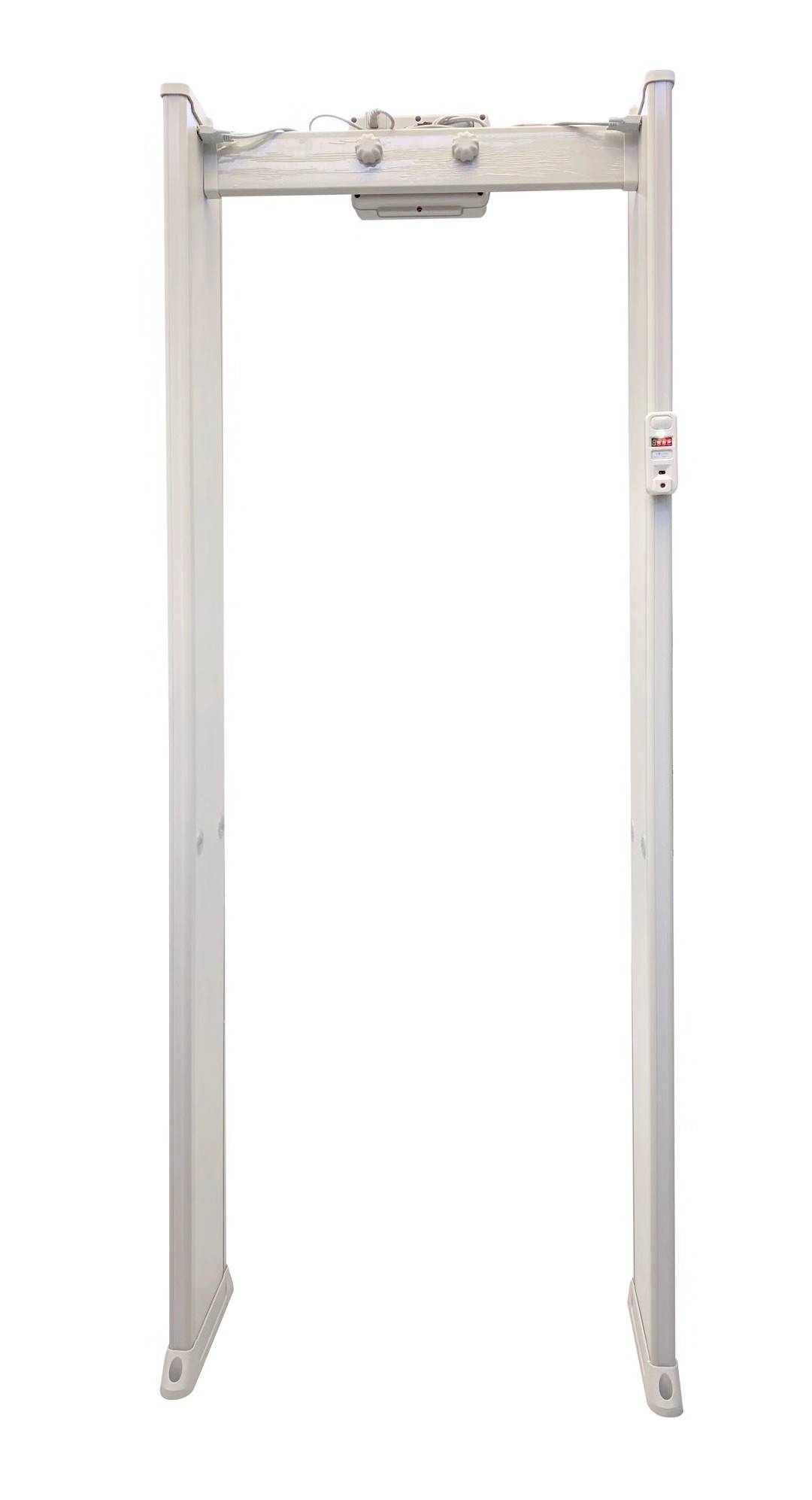 low cost temperature measurement walk through metal detector