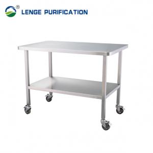 Buy cheap Stainless Steel Furnishing Table 1300mm × 850mm × 950mm With Wheels product