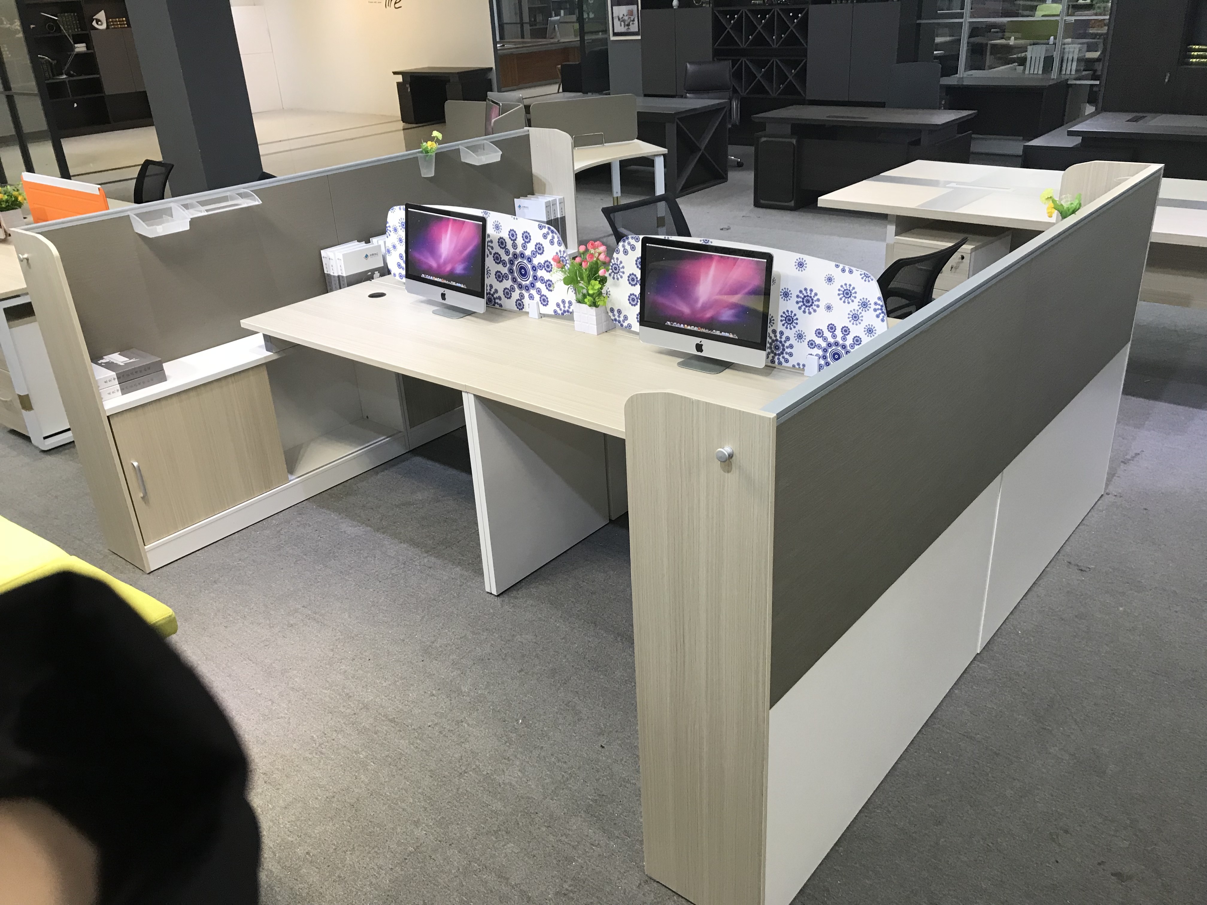 Call Centre Cubicle Office System Furniture Linear Open Office Workstation