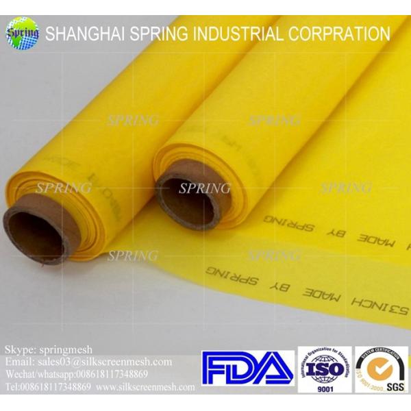 53T Polyester Silk Screen Printing Mesh Good Ink And Paste Release Behaviour