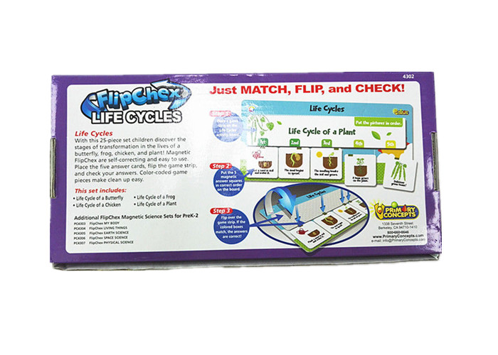 Exclusive Design CMYK Magnetic Matching Games Fridge Magnet Magnetic Activity Set for Kids