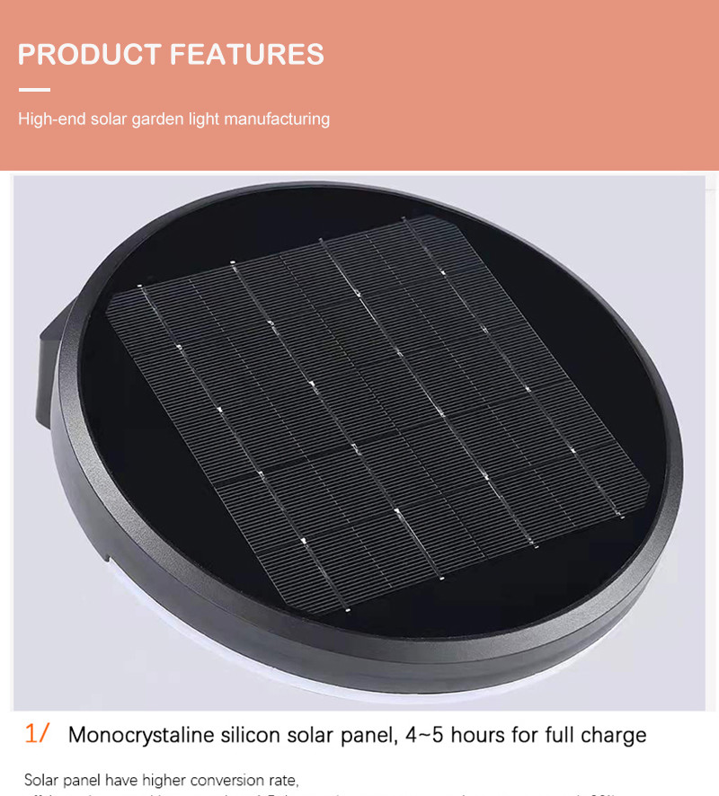 IP66 LED Outdoor Solar Powered Waterproof Wall Light Lamp With PIR Motion Sensor