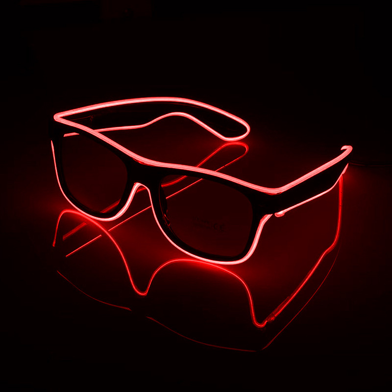 Luminous Glasses Blinds Glow Sunglasses For Party Bar Flash LED Light Toys Easy