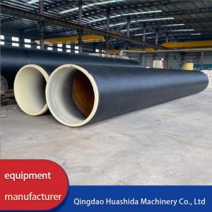 Buy cheap Rigid Polyurethane Spraying Polyethylene Winding Prefabricated Directly Buried Insulating Pipes Production Line product