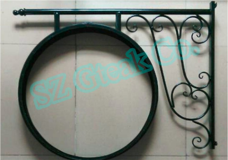 p8 full color rgb outdoor double sided led billboard price programmable circle led screen display for coffee shop advertising