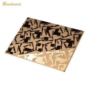 Buy cheap 1219x3048mm Etched Stainless Steel Sheet With Chemical Composition Of STS 304 316 430 201 product
