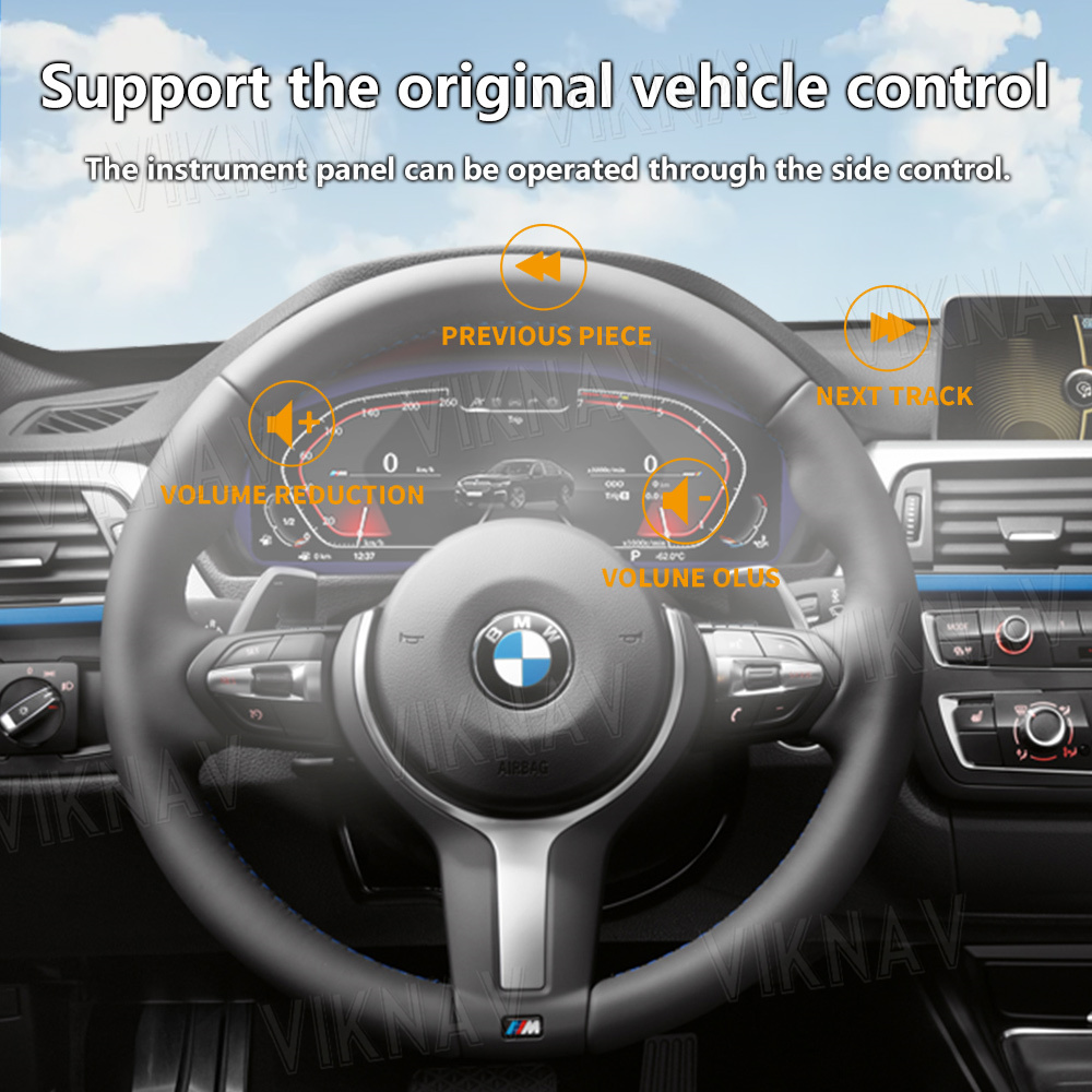 Viknav For BMW 3Series F30 F31 GT F34 4Series F32 F33 F36 (2011-2017) 12.3 inch Digital Dashboard Multimedia Player