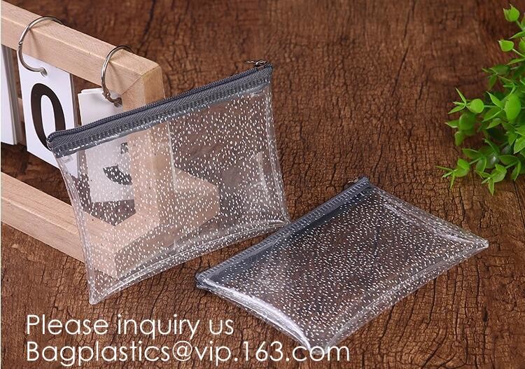 Daily Used Products Packaging Eva Zipper School Bag,Eco-Friendly Soft Plastic Frosted Cosmetic EVA Zipper Bags, Bagease
