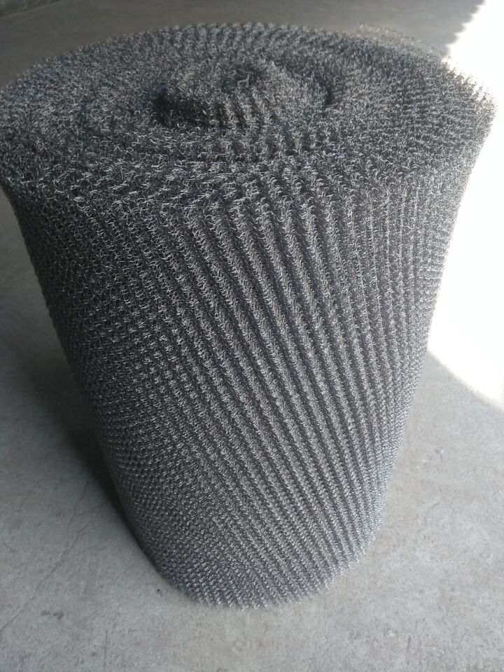 crimped knit mesh / corrugated mesh for demister producing