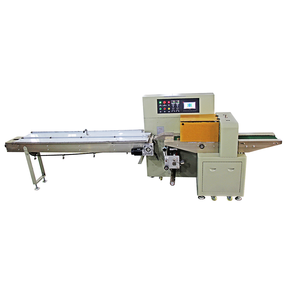 High Efficiency Automatic Bread And Food Plastic Bag Film Slitting Independent Flow Packaging Machine And Equipment
