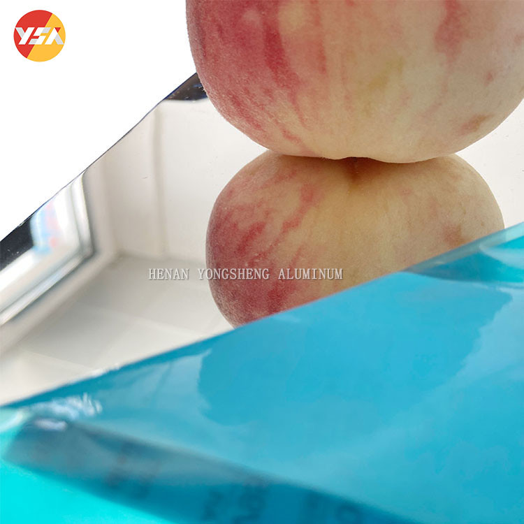Silver Colored Clear Mirror Aluminum Sheet Coil 0.2mm 6.0mm 3mm To 3000mm Width